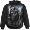 Sweat-shirt gothique homme avec La Mort coutant de la musique
