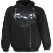 Sweat-shirt gothique homme avec La Mort coutant de la musique