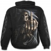 Sweat-shirt gothique homme avec la Mort faisant un fuck