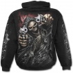 Sweat-shirt gothique homme avec La Mort pointant ses pistolets