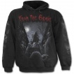 Sweat-shirt gothique homme  avec la Mort tenant une torche