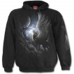 Sweat-shirt gothique homme avec loup à ailes d'anges