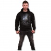 Sweat-shirt gothique homme avec loup à ailes d'anges