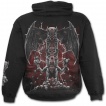 Sweat-shirt gothique homme avec Totem démoniaque et crane ailé