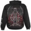 Sweat-shirt gothique homme avec Totem dmoniaque et crane ail