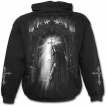 Sweat-shirt gothique homme à femme priant avec une croix à crane