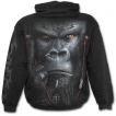 Sweat-shirt gothique homme à gorille tatoué tribal avec écouteurs