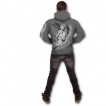 Sweat-shirt gothique homme gris avec vierge Marie  ailes d'ange