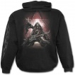 Sweat-shirt gothique homme à guitare avec dragon et cranes