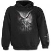 Sweat-shirt gothique homme à hibou rodeur chassant un serpent