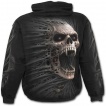 Sweat-shirt gothique homme imitation vampire déchirant le vêtement