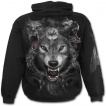 Sweat-shirt gothique homme  meute de loup et attrape rve