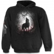 Sweat-shirt gothique homme  meute de loup et attrape rve