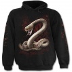 Sweat-shirt gothique homme  serpent avec langue pierce