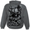 Sweat-shirt gothique homme  serpents, cranes et ds