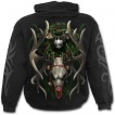 Sweat-shirt gothique homme spécial Noel avec crane de renne
