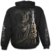 Sweat-shirt gothique homme  squelette cowboy avec rvolver fumant