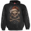 Sweat-shirt homme  pre Noel squelette rock