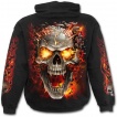 Sweat-shirt homme  crane explosif