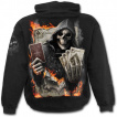 Sweat-shirt homme gothique à carré d'As de la Mort