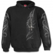 Sweat-shirt homme à symbole tribal et fausse broche