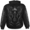 Sweat-shirt homme à symbole tribal et fausse broche