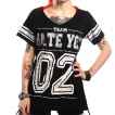 T-shirt femme punk-rock Team