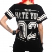 T-shirt femme punk-rock Team 