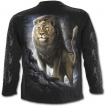 T-shirt gothique homme  manches longues  Lion fier en armure