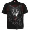 T-shirt gothique homme avec couple de loups et Ankh