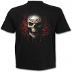 T-shirt gothique noir pour enfant avec la Mort  chaine de combat