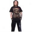 T-shirt gothique homme  pre Noel squelette rock