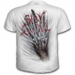 T-shirt homme avec mains de zombies tueurs - blanc