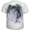 T-shirt homme blanc  dragon gris libr de ces chaines
