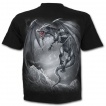 T-shirt homme gothique  dragon gris libr de ces chaines