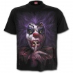 T-shirt homme gothique à visage de clown sanguinaire