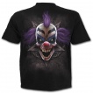 T-shirt homme gothique à visage de clown sanguinaire