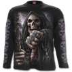 T-shirt homme gothique manches longues avec La Mort 