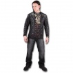 T-shirt homme manches longues  imprim imitation tenue steamPunk