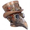 Tte d'automate docteur de peste steampunk - 20.5cm