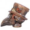 Tte d'automate docteur de peste steampunk - 20.5cm