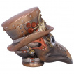 Tte d'automate docteur de peste steampunk - 20.5cm