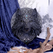 Tête de loup déco murale à symboles lunaires - Nemesis Now (30cm)