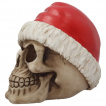 Tte de mort  bonnet de noel (15.5cm)