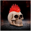 Tête de mort à crète de feu mohawk (19cm)