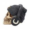 Tte de mort dco avec bonnet  crane pirate - Nemesis Now (17cm)