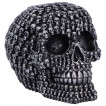 Tête de mort déco composée de multiple petits crânes (15cm)