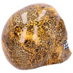 Tête de mort à motif léopard (18cm)