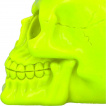 Tte de mort psychdlique jaune fluo (15.5cm) - Nemesis Now