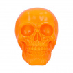 Tte de mort psychdlique orange fluo (15.5cm) - Nemesis Now